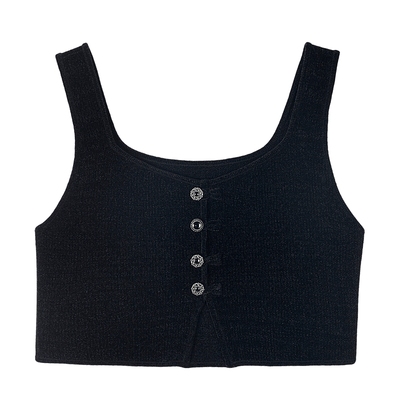 MSLAN夏季雪尼尔亲肤背心