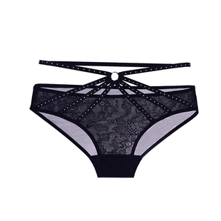 交错魅影*美式纯欲性感高级2025新款内裤女生高腰绑带三角短裤头