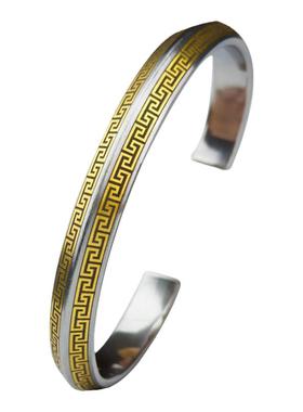 巴赫工作室铁翦金工艺高级感手镯