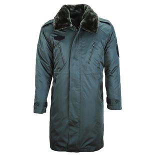 军大衣男款东北绿色冬季加厚劳保棉袄保安作训棉大衣防寒棉服外套