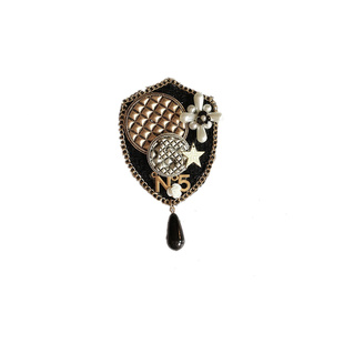 时尚胸针胸花别针韩版奢华大气外套毛衣别针开衫复古珍珠蕾丝配饰