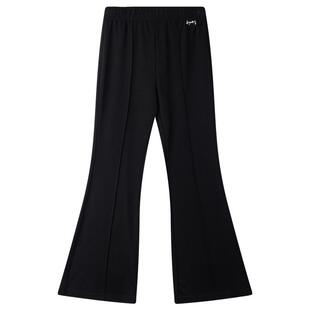 【长腿神器】丝滑轻柔罗马布185g夏蝴蝶结喇叭裤针织裤子女童