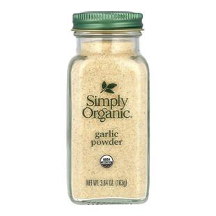 香港直发simply organic有机大蒜粉浓郁芬香103g（3瓶装）