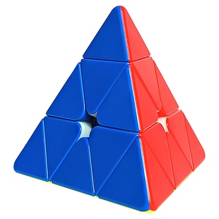 三角形金字塔魔方三阶小学生正品比赛专用磁力儿童3异形入门奇艺
