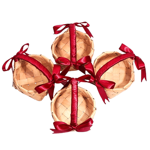 乔迁创意摆件进宅大吉干果提篮搬家新房装饰小篮子客厅桌面挂件