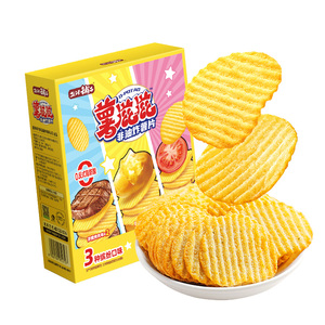 盐津铺子烘烤薯片宿舍解馋零食