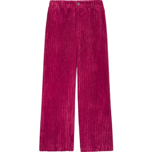 Juicy Couture橘滋休闲裤女宽松直筒灯芯绒长裤子