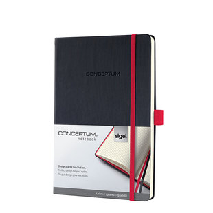 德国进口西格尔Sigel硬面笔记本本子2025年新款高级感高端办公记事本工作商务CONCEPTUM系列横线方格本子A4