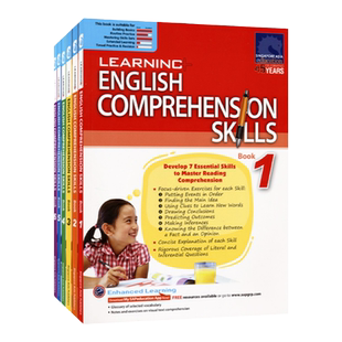SAP 新加坡小学英语阅读理解 Learning English Comprehension Skills 1-6年级练习册 英语阅读技巧训练 学习系列 英文原版教辅