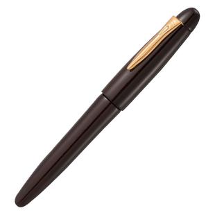 PLATINUM旗舰店 日本白金PIZ-50000T 出云铁刀木 木质笔杆 18K大型双色金尖 馈赠礼品套装盒 收藏练字签名用