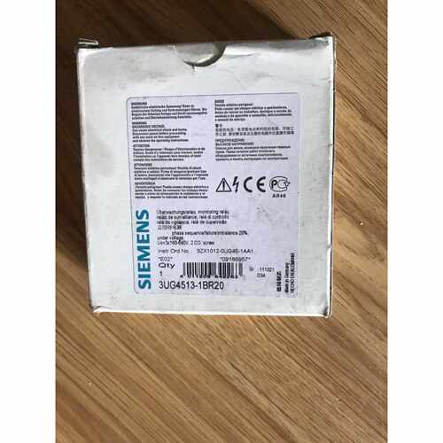 议价西门子监控继电器3UG4513-1BR20西门子 3UG4513-1BR20原装现