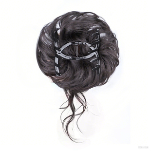 龙须丸子头假发抓夹贵气千金花苞头古早侧丸子明星同款发饰假发包