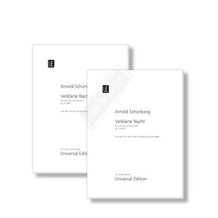 勋伯格 升华之夜op4 弦乐六重奏 总分谱 可单买 维也纳UE原版乐谱书 Schonberg Verklarte Nacht for string sextet UE36530/37232