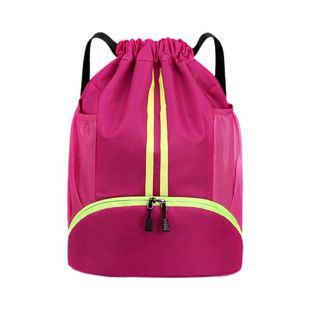 篮球包游泳包干湿分离女收纳包运动背包训练健身束口抽绳双肩包男