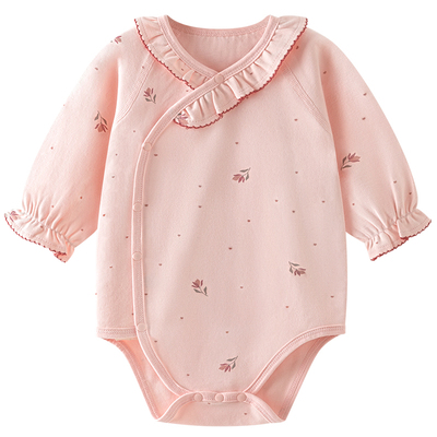 汤尼倍儿女宝宝包屁衣纯棉春秋款