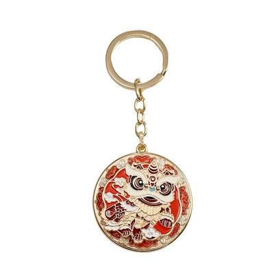 中国风国潮解压可旋转宝宝钥匙扣
