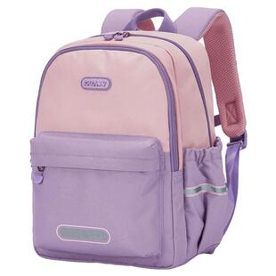 卡拉羊双肩包小学生书包一二三到六年级轻便减负可压缩儿童游学包