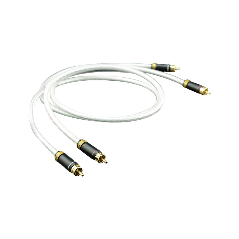 美国MCA发烧级镀银HIFI双莲花音频信号线红白RCA讯号CD功放过机线