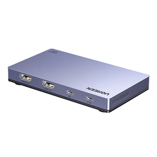 绿联双路视频采集卡直播适用4K高清多相机电脑hdmi双机位切换输出