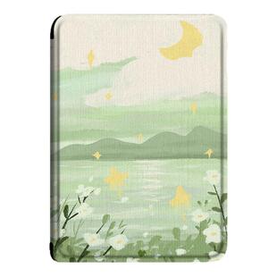 电子书适用kindle阅读器paperwhite油画风景scribe保护套kpw4小清新5文艺6寸oasis3/2第11代958/voyage1499壳