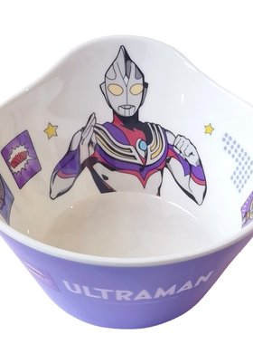 五和儿童碗密胺迪迦奥特曼餐具勺
