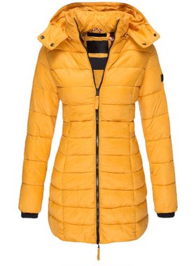 3XL Winter ladies' form-fitting padded jacket大码女棉衣外套