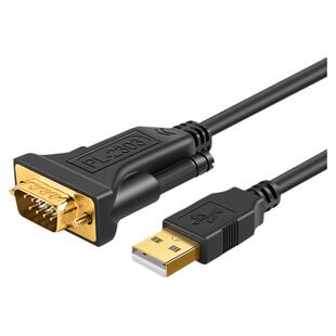 USB转Rs232串口线孔DB九针com口转换器9针公母头免驱3米2米FTDI ft232 PL2303芯片
