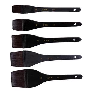 龙吟斋松鼠毛笔刷水彩刷子板刷画笔丙烯排刷底纹笔水粉笔板刷国画