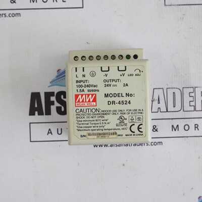 Meanwelldr4524导轨开关电源100240Vac1.5A