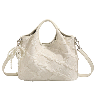 圣米洛轻奢小众手拎包包女2026新款高级感手提包子母包通勤斜挎包