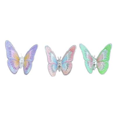 会动的蝴蝶汽车摆件治愈系装饰品