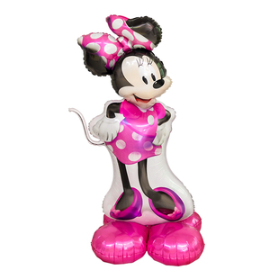 儿童生日装饰气球米奇米妮大号站立体铝膜卡通迪士尼可爱派对布置