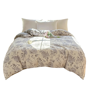 新款水洗棉双层纱单件被罩被套150x200cm学生宿舍被芯罩四季床品