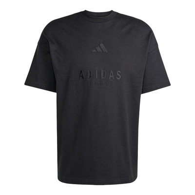 Adidas/阿迪达斯官方正品夏季男士刺绣圆领宽松运动短袖JL6549