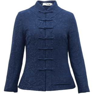 筠雅唐装女冬棉袄加厚保暖旗袍棉衣棉服改良茶服女中式女装23J646