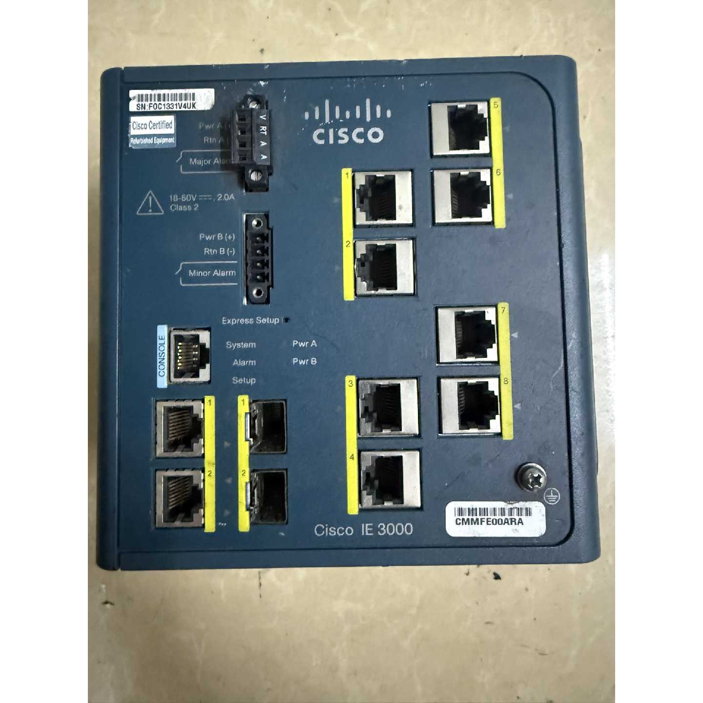 议价可维修思科CISCOIE30008TCE工业交换机8口网