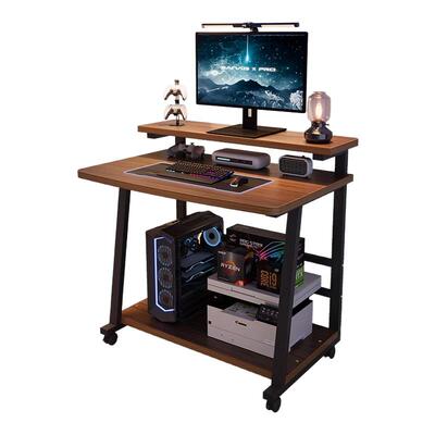 电脑桌台式小型家用迷你学习笔记本桌子简易可移动书桌卧室床边桌