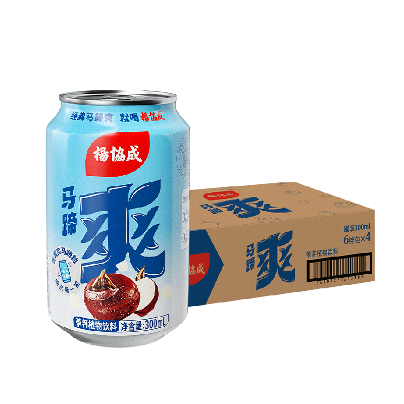 杨协成原味马蹄爽300ml*24罐