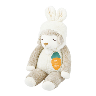 LIVHEART羊玩偶睡觉抱安抚娃娃公仔兔子毛绒玩具抱枕生日礼物