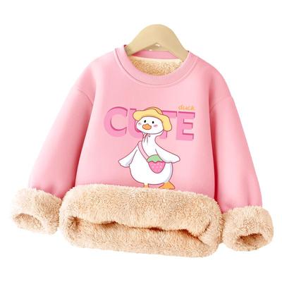 女童羊羔绒打底衫拉夏贝尔