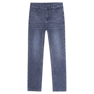 老爷车2026新款高档牛仔裤男夏季薄款直筒宽松男裤高腰弹力休闲裤