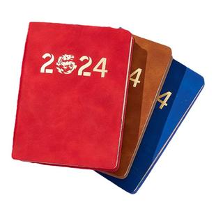 2026年日程本计划表新款马年笔记本子工作日志记事日记本日历365天效率手册每两日一页自律打卡时间管理定制
