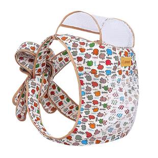 宝宝背带婴儿传统老式夏季前抱式后背式外出简易前后两用抱娃神器