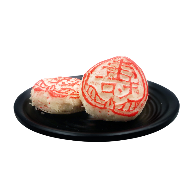 天津特产白皮酥皮寿桃寿字饼红果山楂馅清真糕点点心祝寿茶点小吃