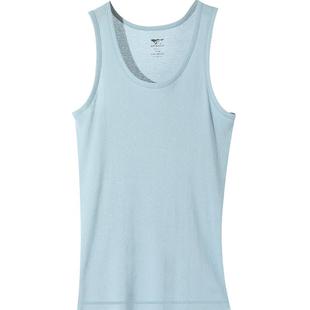 七匹狼男士背心男生打底无痕马甲夏季运动跨栏匹马棉纯棉二道汗衫