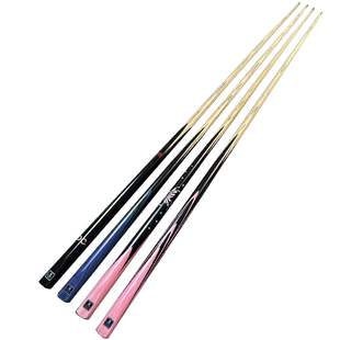 悟空紫霞台球杆小头热销榜中式黑八男女生枪手公冲桌球杆白蜡木