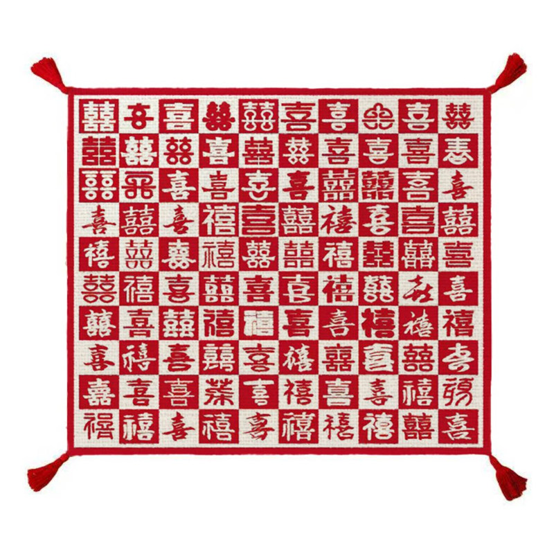 吉昶新婚百喜陪嫁毛毯