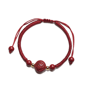 朱砂属相手串情侣手链本命年红手绳红绳编织牛年十二生肖男女平安