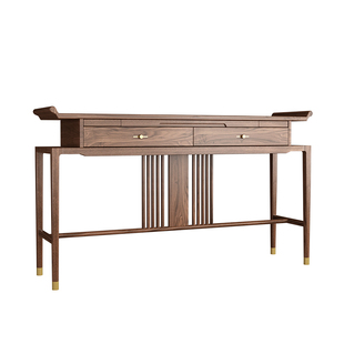 新中式实木供桌香案乌金木现代家用供香火桌中堂佛台客厅禅意神台