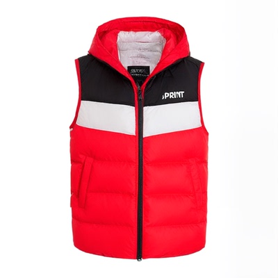 雪中飞儿童蓬松羽绒马甲轻薄背心